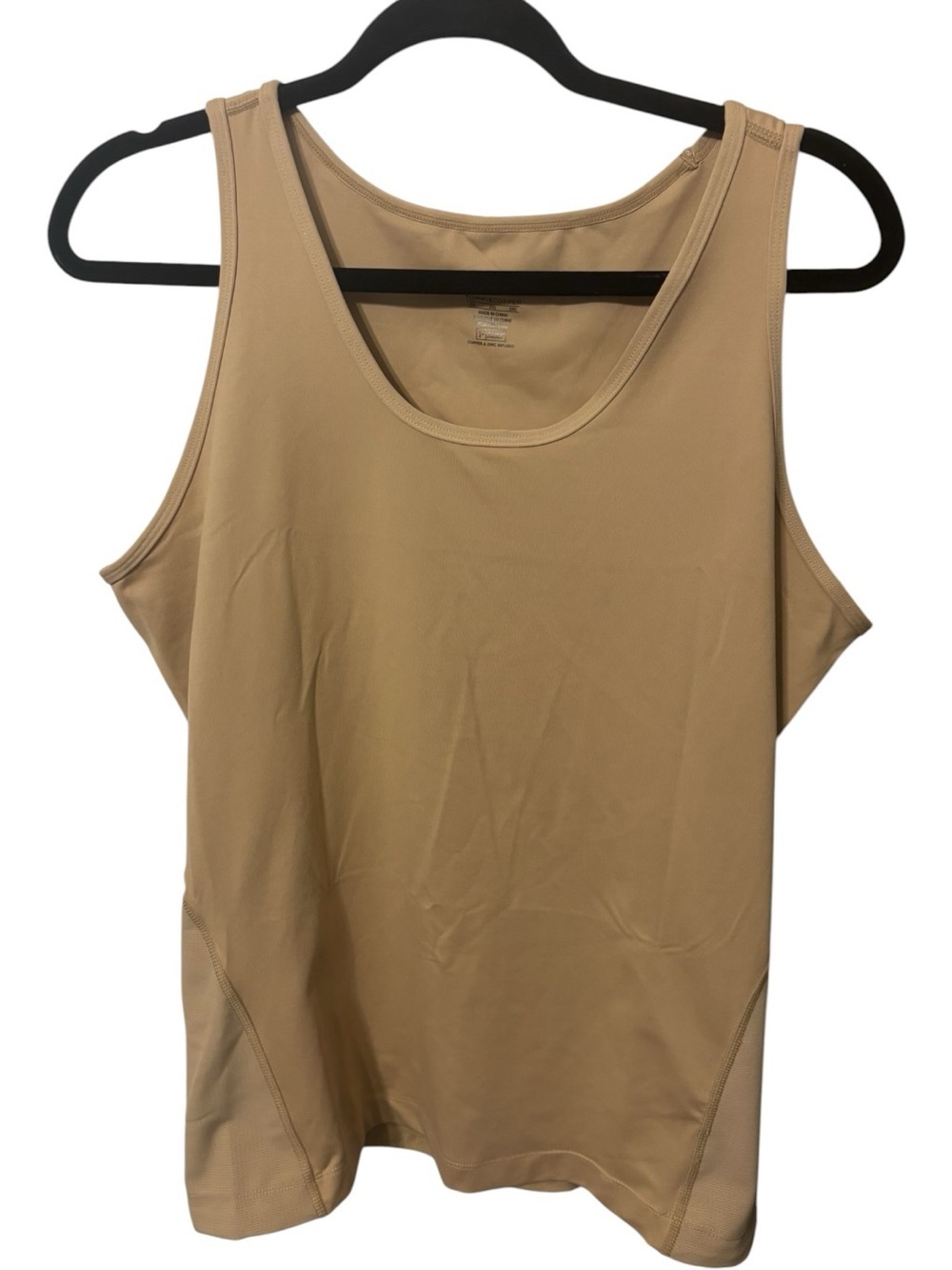 NWT Tommie Copper Lower Back Support Tank Tank Top Size 2XL in Nude